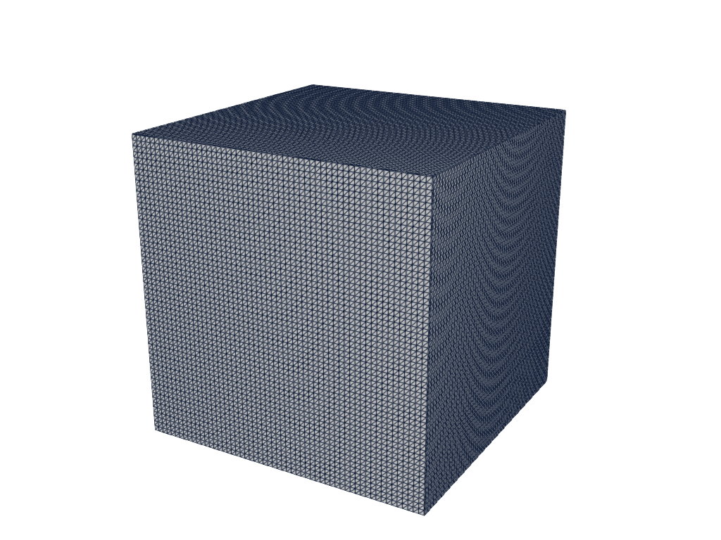 Cube resampled via SDF