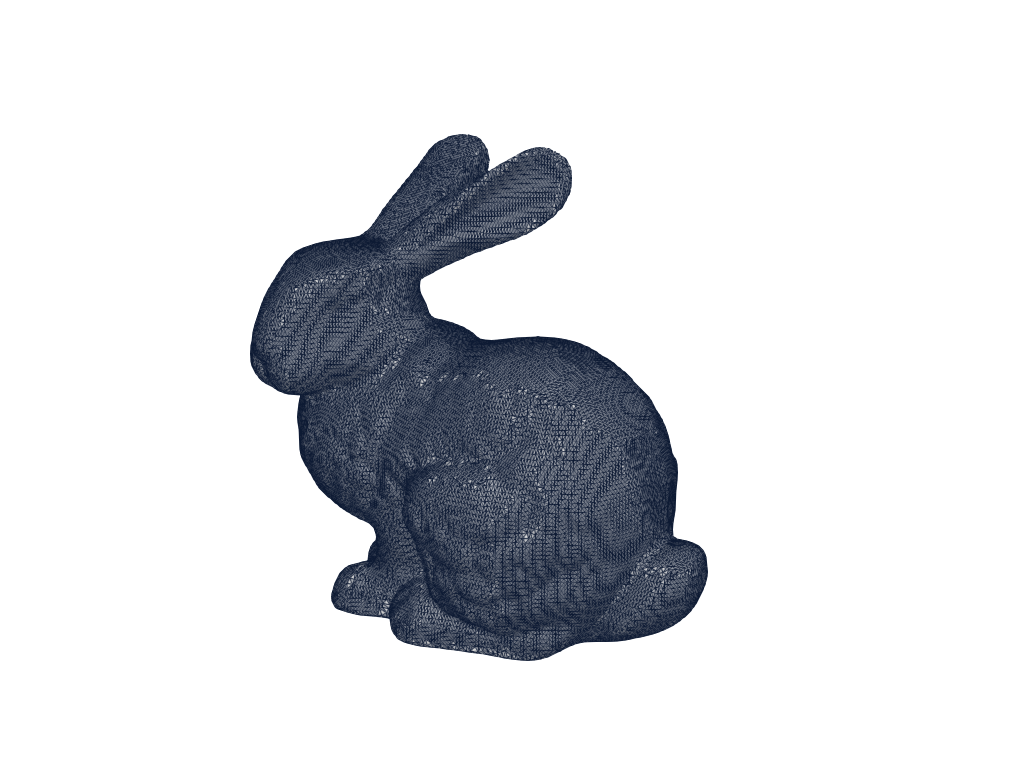Stanford bunny — input