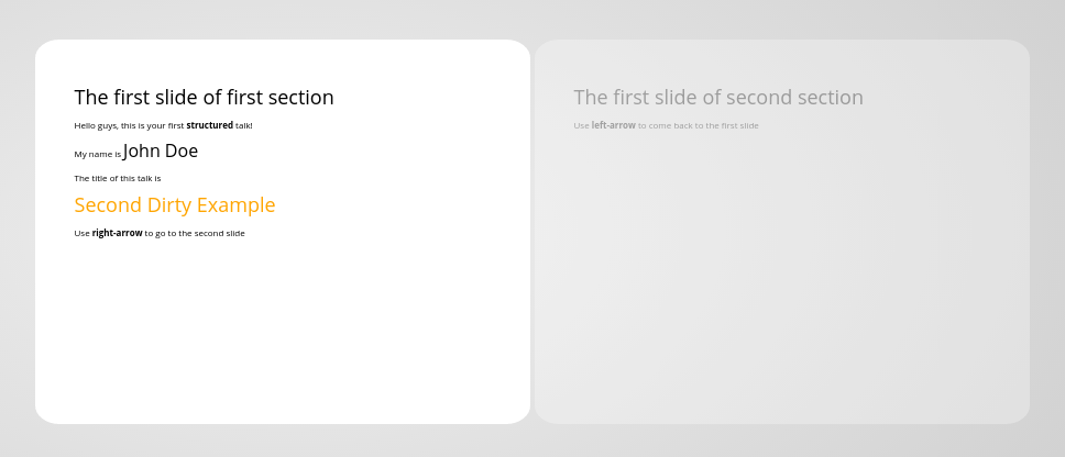 Screenshot of a structured MaTiSSe presentation with sections
